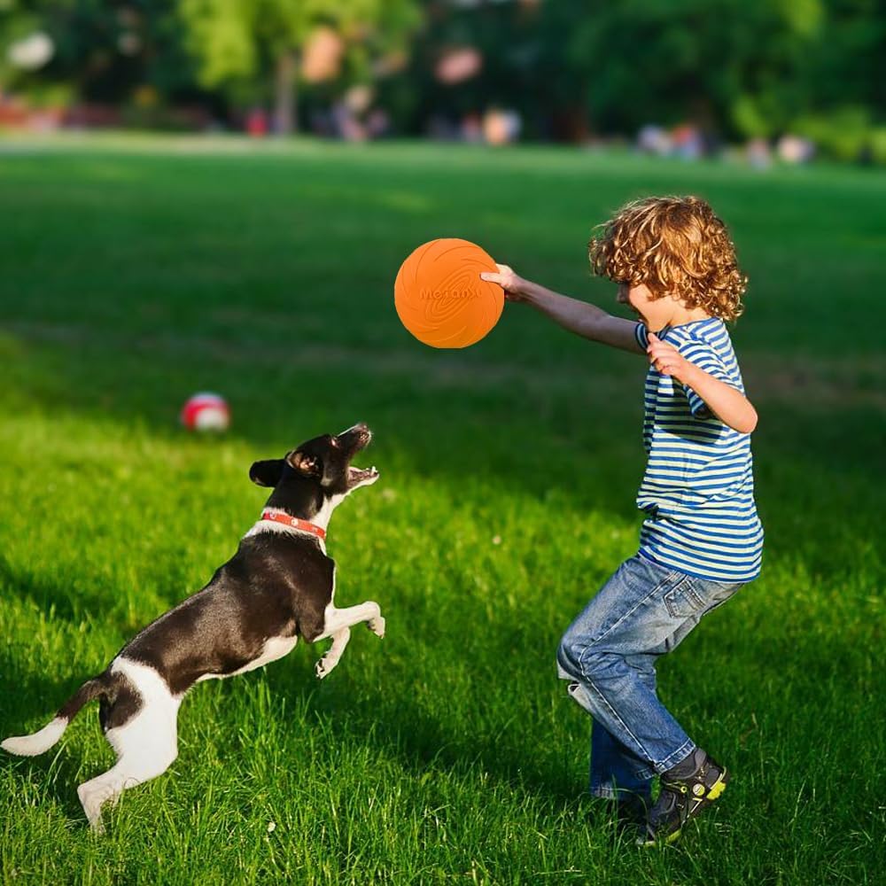 Frisbee Chien - FlyingDiscToys™ - Orange - Amusement chien