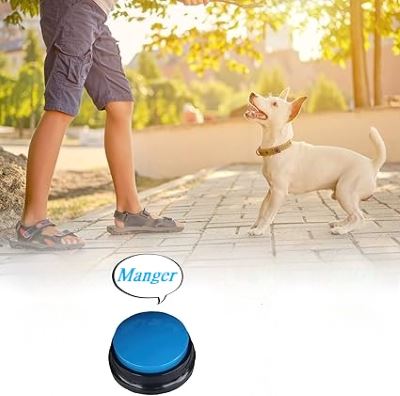 Jouet Interactif pour Chien - ChienParlant™ - Bleu Royal - Amusement chien