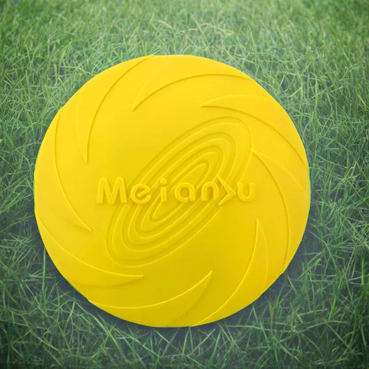 Frisbee Chien - FlyingDiscToys™ - Jaune - Amusement chien