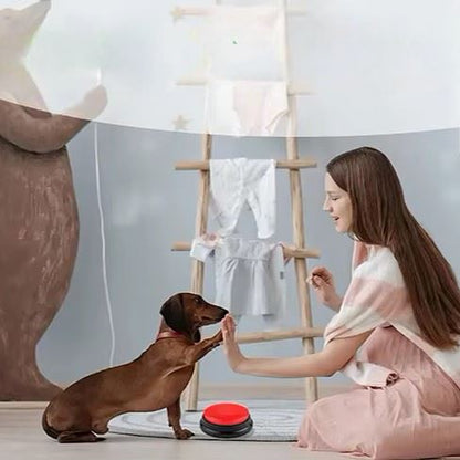 Jouet Interactif pour Chien - ChienParlant™ - Rouge - Amusement chien