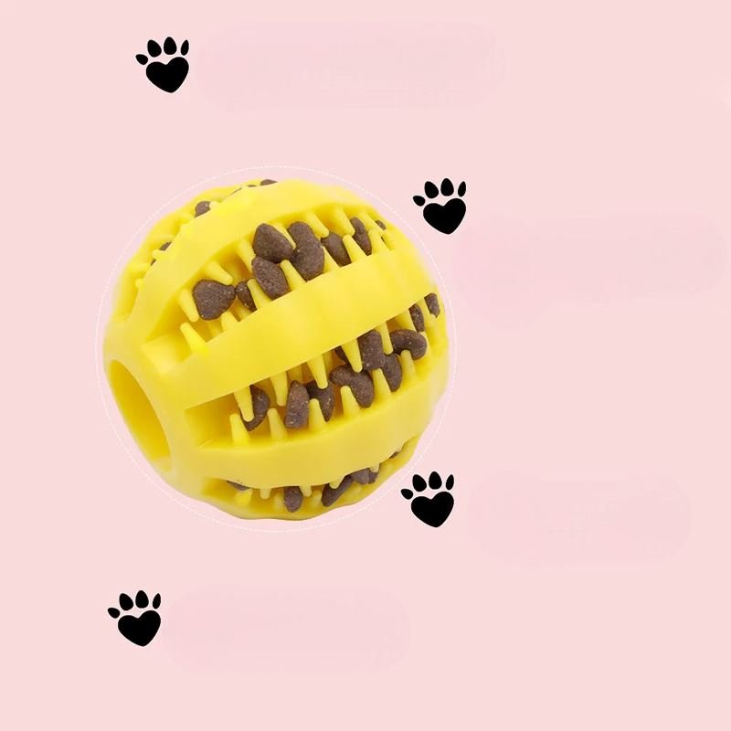 Jouet pour Chien - DogToyBall™ - Jaune - Amusement chien